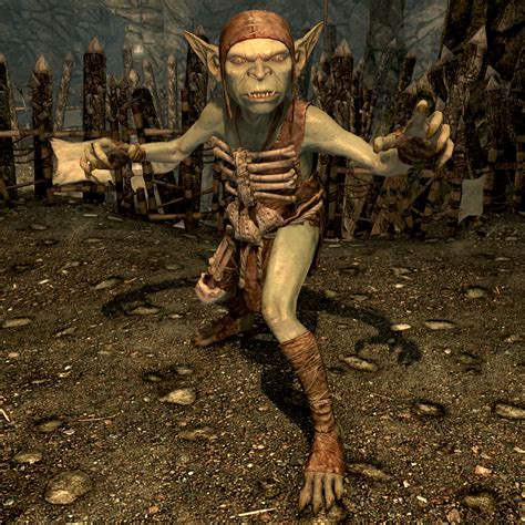 Vampires will have lighter skin, more variety in body size and no longer look like they slept in. . Goblins in skyrim